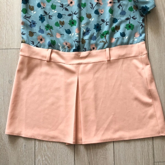 NWOT Miss Miss Made in Italy Floral Print Colorblock Dress Size S - Picture 8 of 11